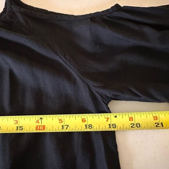 Charming Charlie black off the shoulder top with colorful tassels - Picture 8 of 9